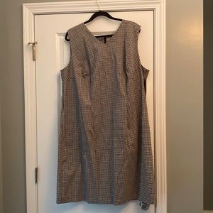 AGB Byer California Dress, Black and White Pattern, Size 22